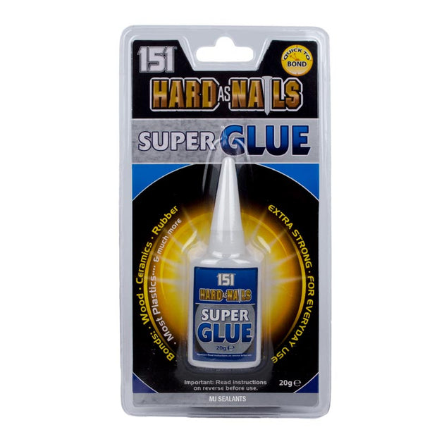 151 Hard as Nails Super Glue 20g - Buy Now Online at Trade DIY Direct