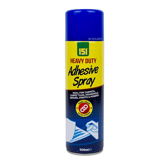 151 Heavy Duty Adhesive Spray 500ml - Buy Now Online at Trade DIY Direct