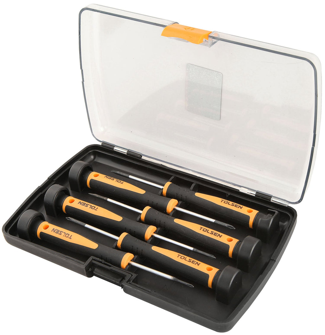 Tolsen Screwdriver Set Precision Bi-Material 6pc - Buy Now Online at Trade DIY Direct