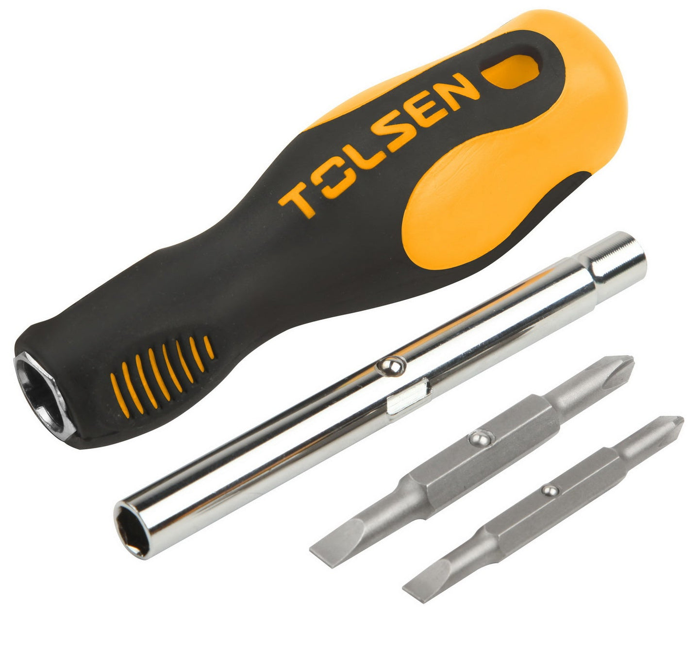 Tolsen Screwdriver 2 Way Ph/Flat 6-in-1 - Buy Now Online at Trade DIY Direct