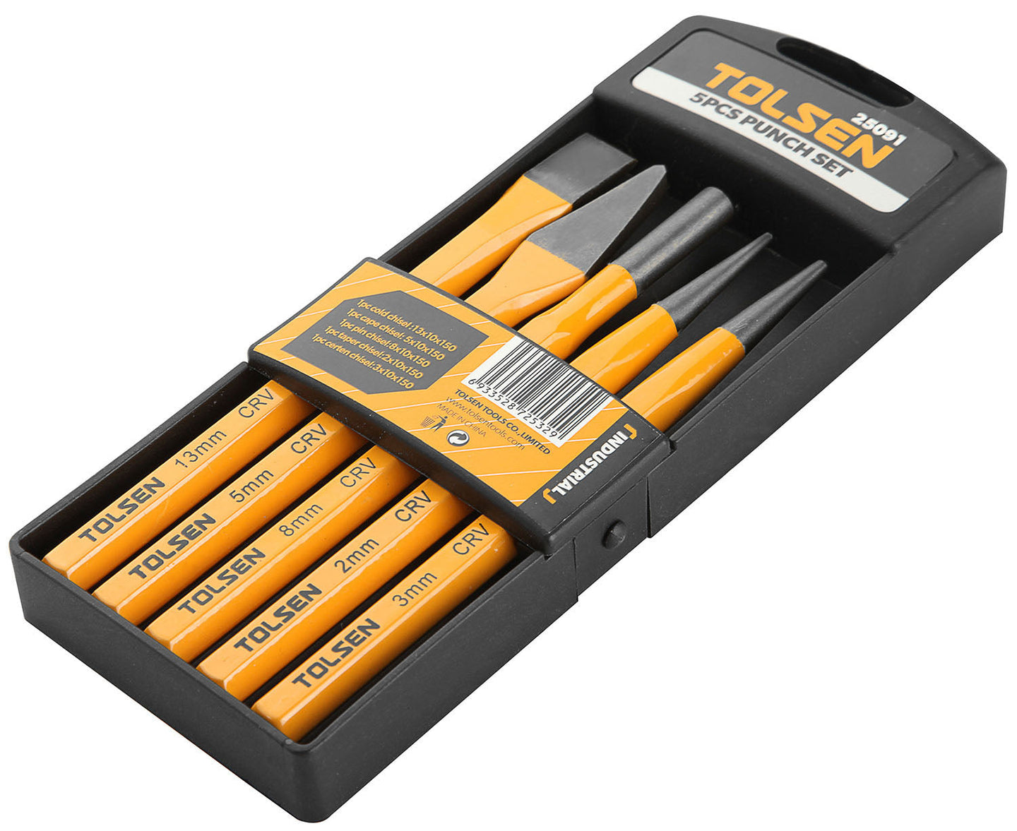 Tolsen Punch Set 5pc 150mm - Buy Now Online at Trade DIY Direct