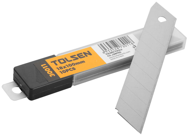 Tolsen Knife Blade Snap Off  18mm 10pk - Buy Now Online at Trade DIY Direct