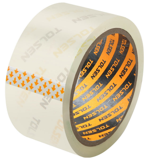 Tolsen BOPP Packing Tape 48mm x 50m / 1.88" x 54.6yards Super Clear - Buy Now Online at Trade DIY Direct