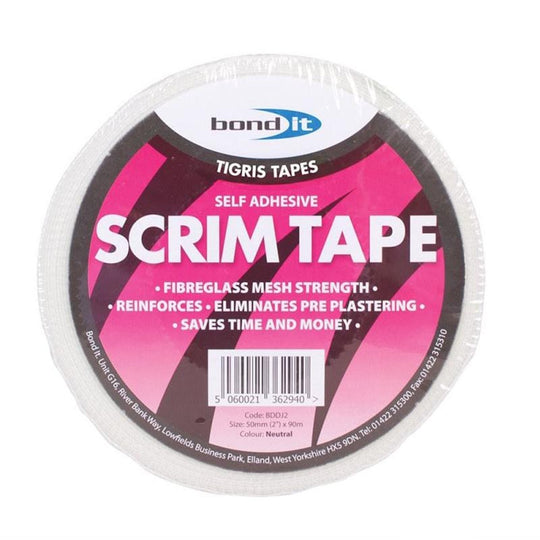 Bond It Drywall Scrim Tape 50mm and 100mm - Buy Now Online at Trade DIY Direct