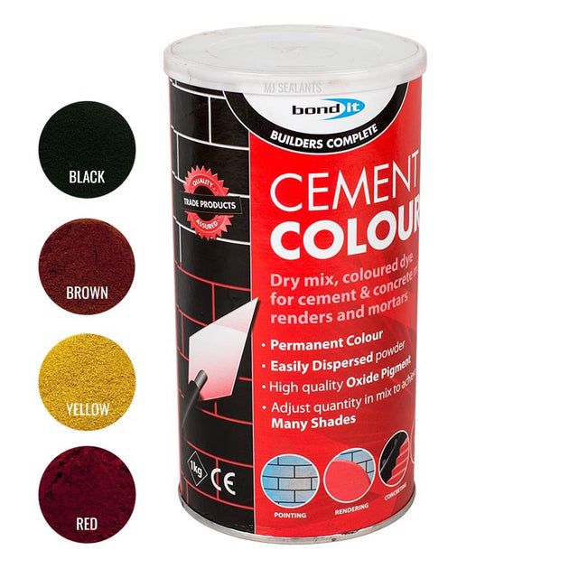 Bond It Powdered Cement Dye Colourant - Buy Now Online at Trade DIY Direct