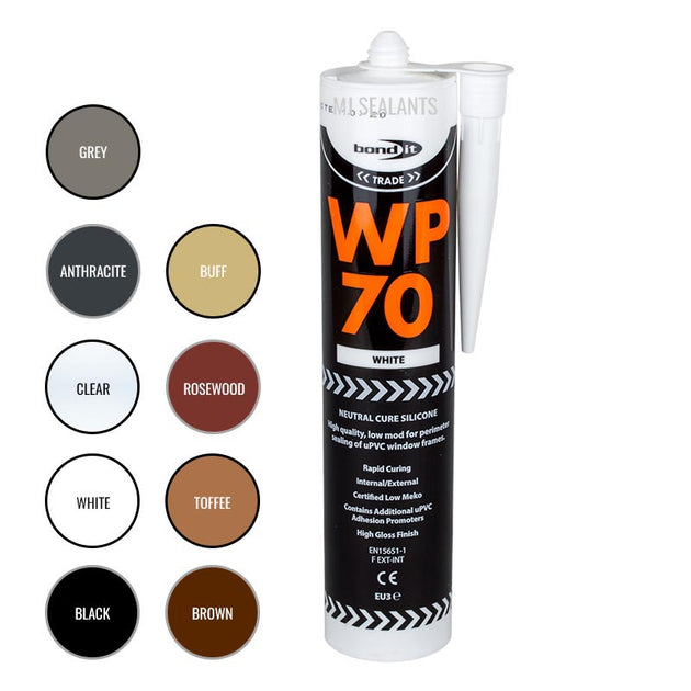 Bond It WP70 Oxime LMN Silicone Various Colours - Buy Now Online at Trade DIY Direct