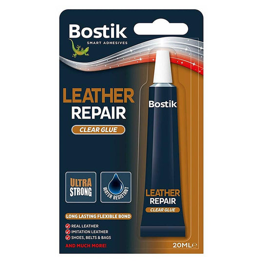 Bostik Leather Repair Clear Glue Ultra Strong - Buy Now Online at Trade DIY Direct