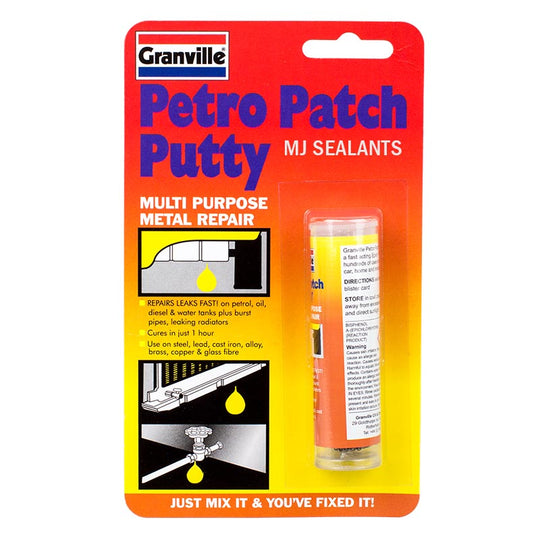 Granville Petro Patch Putty Epoxy Stick 50g - Buy Now Online at Trade DIY Direct