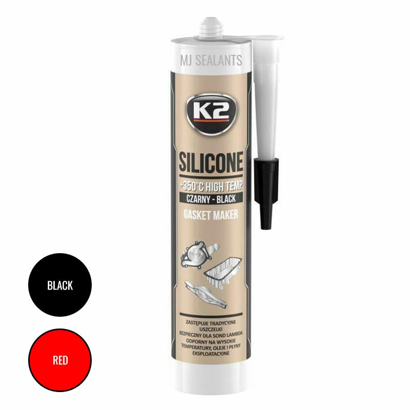 K2 Bond Heat Resistant Silicone +350¬∞C Red / Black 300g - Buy Now Online at Trade DIY Direct