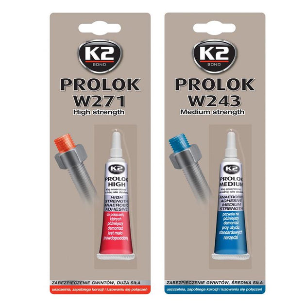 K2 Bond Prolok W243 & W271 Thread Locker - Buy Now Online at Trade DIY Direct