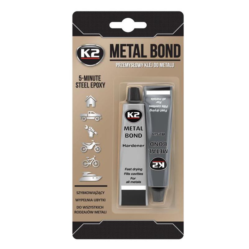 K2 Metal Bond 5 Minute Steel Epoxy 56g - Buy Now Online at Trade DIY Direct