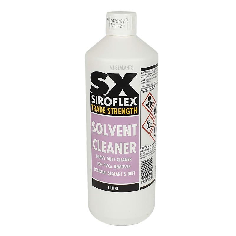 SX PVCu Solvent Cleaner 1 Litre Bottle - Buy Now Online at Trade DIY Direct