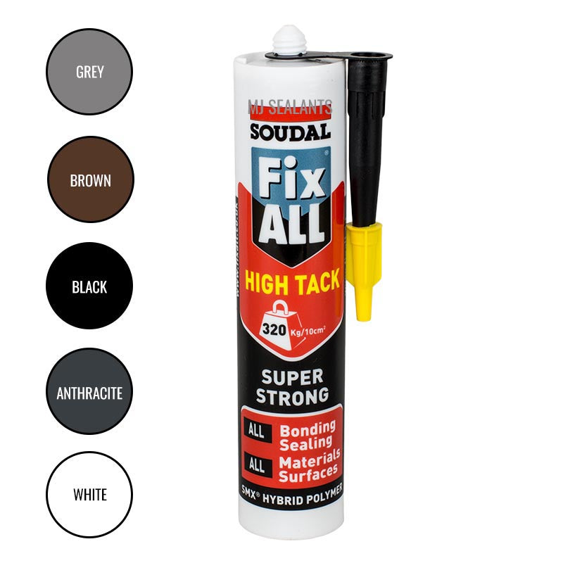 Soudal Fix All High Tack Sealant Adhesive and Filler - Buy Now Online at Trade DIY Direct