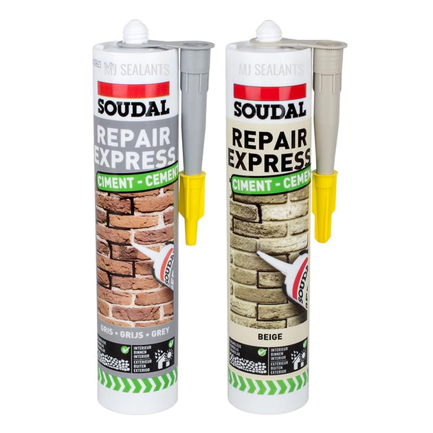 Soudal Repair Express Cement Grey or Beige - Buy Now Online at Trade DIY Direct