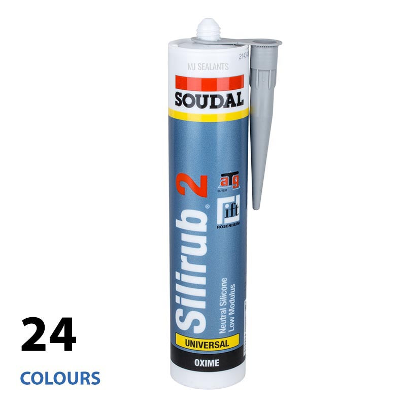 Soudal Silirub 2 Premium Silicone Various Colours - Buy Now Online at Trade DIY Direct