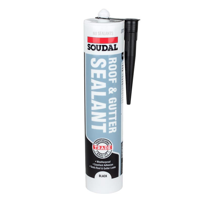 Soudal Roof and Gutter Sealant in Black - Buy Now Online at Trade DIY Direct