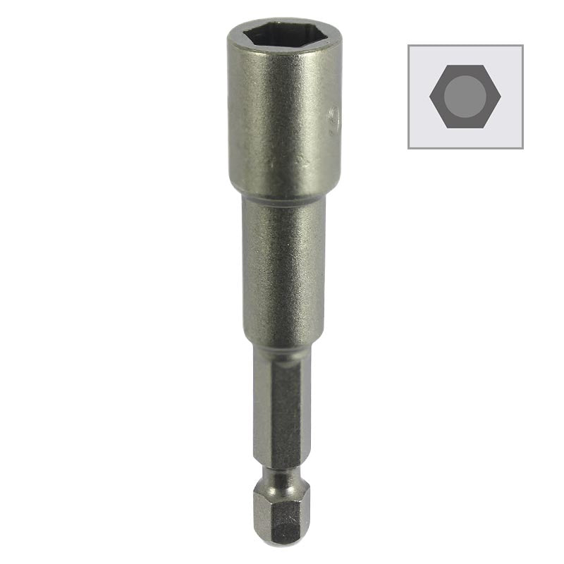 Timco Magnetic Hex Socket Driver Bit 8mm x 65mm - Buy Now Online at Trade DIY Direct