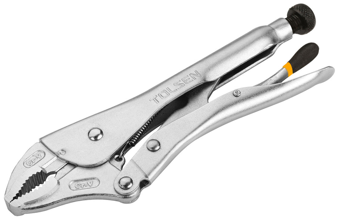 Tolsen Industrial Locking Pliers Curved Jaw 250mm - Buy Now Online at Trade DIY Direct