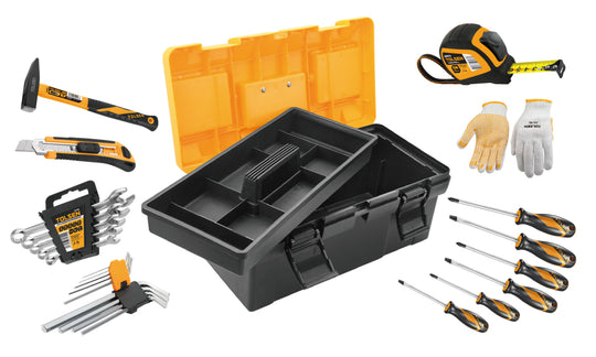 Tolsen Tool Set 26pcs in Plastic Tool Box - Buy Now Online at Trade DIY Direct