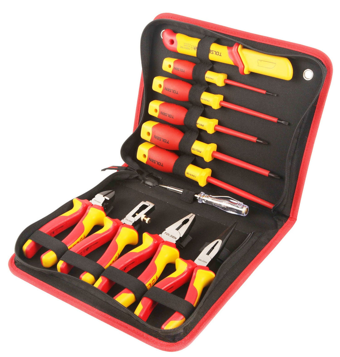 Tolsen VDE Hand Tool Set 11pc - Buy Now Online at Trade DIY Direct